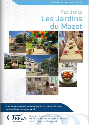 Livret d'accueil EHPAD Les Jardins du Mazet