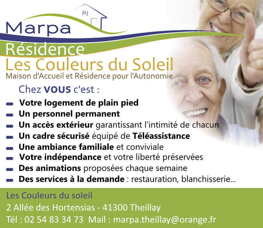 MARPA, Résidence autonomie Theillay 41300